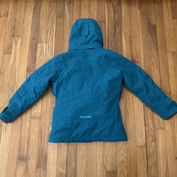 Boulder Gear Women’s Insulated Skis Jacket Hoodie Zip Pockets Green Size S - Picture 7 of 8